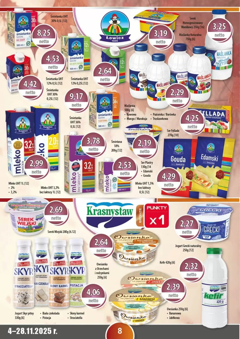 Gazetka promocyjna DUO-TES  ważna od 03.11.2025 - Strona 8.