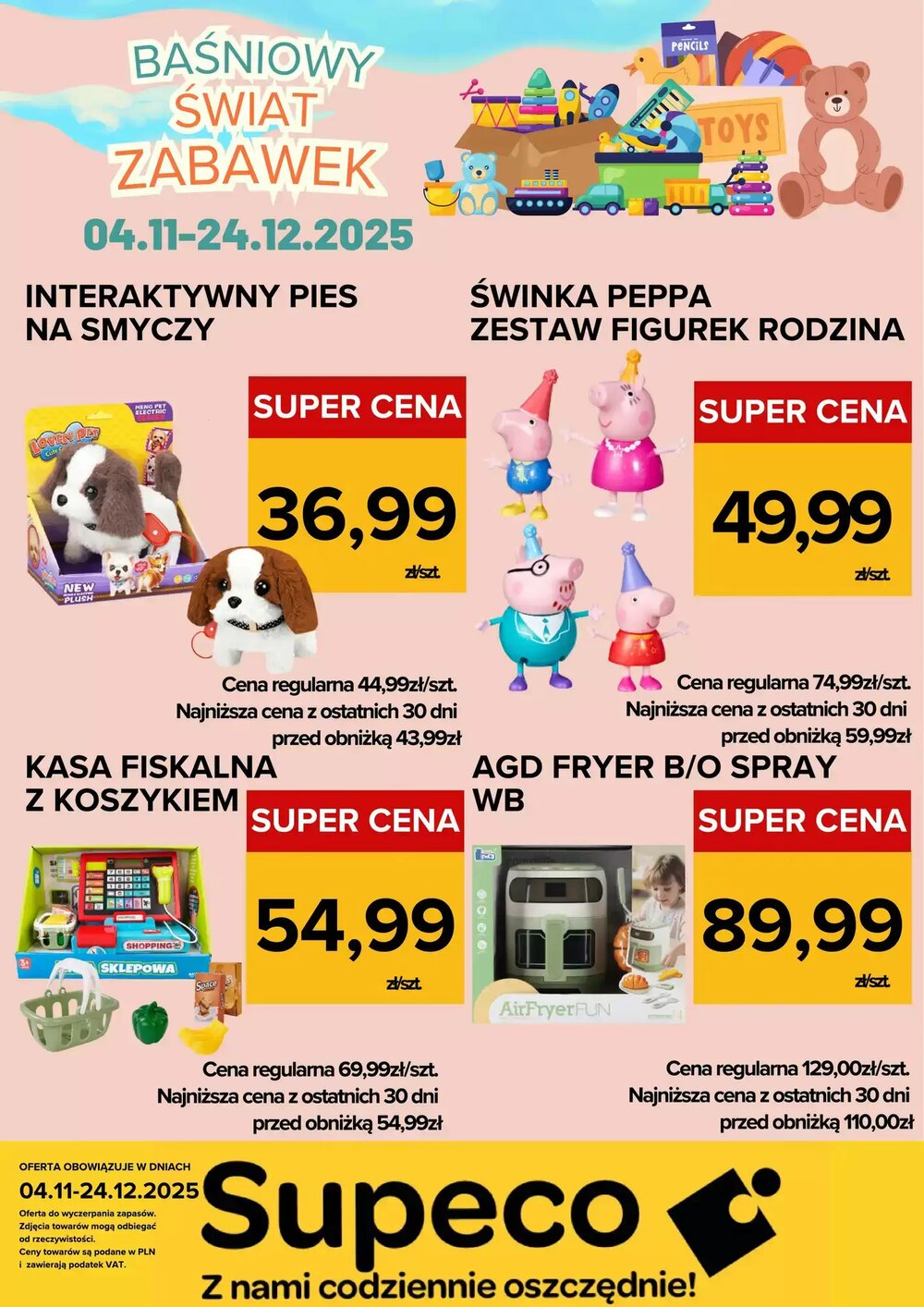 Gazetka promocyjna Supeco  ważna od 04.11.2025 - Strona 1.