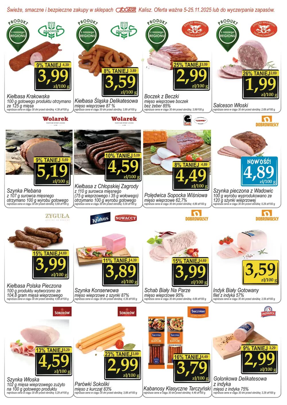 Gazetka promocyjna Społem  ważna od 06.11.2025 - Strona 2.