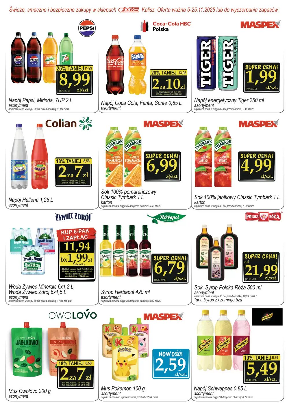 Gazetka promocyjna Społem  ważna od 06.11.2025 - Strona 5.