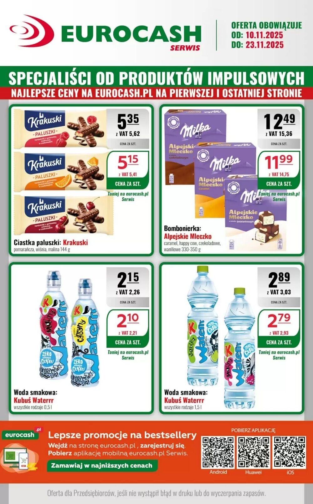 Gazetka promocyjna Eurocash  ważna od 10.11.2025 - Strona 1.