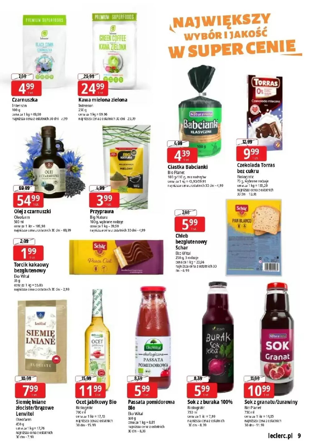 Gazetka promocyjna E.Leclerc  ważna od 10.11.2025 - Strona 9.