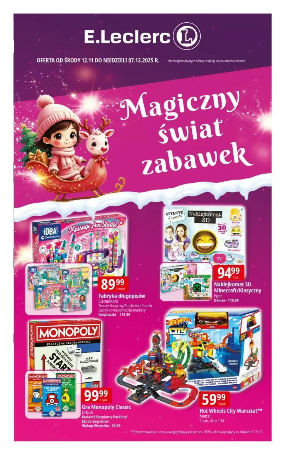 Gazetka promocyjna E.Leclerc  ważna od 12.11.2025 - Strona 1.