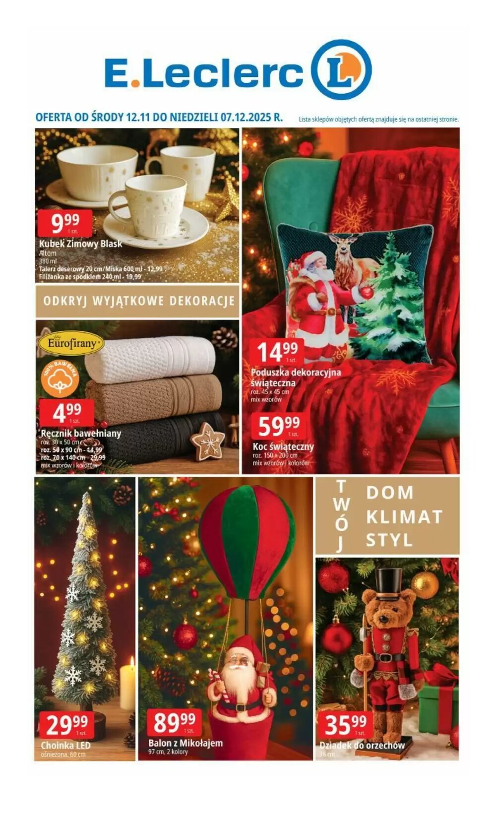 Gazetka promocyjna E.Leclerc  ważna od 12.11.2025 - Strona 1.