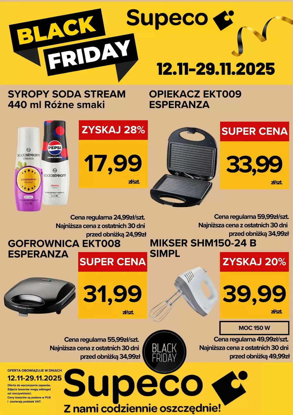 Gazetka promocyjna Supeco  ważna od 12.11.2025 - Strona 1.