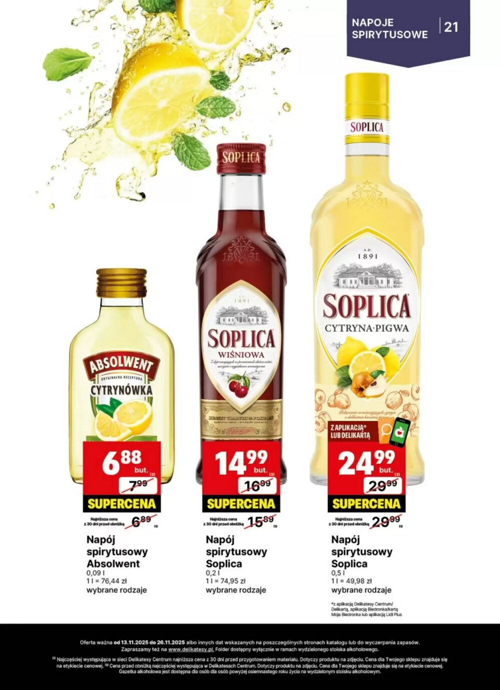 Gazetka promocyjna Delikatesy Centrum  ważna od 13.11.2025 - Strona 21.