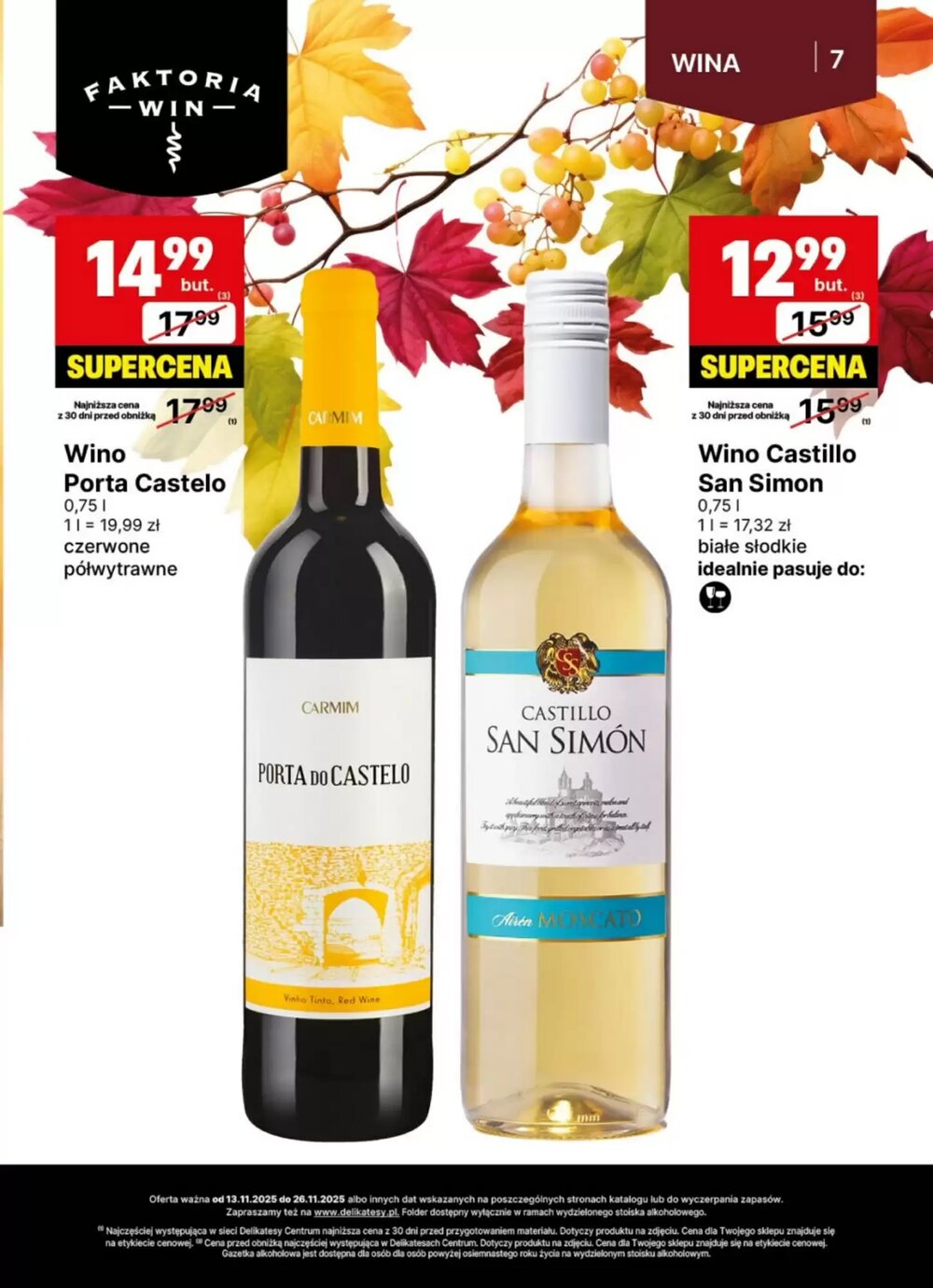 Gazetka promocyjna Delikatesy Centrum  ważna od 13.11.2025 - Strona 7.