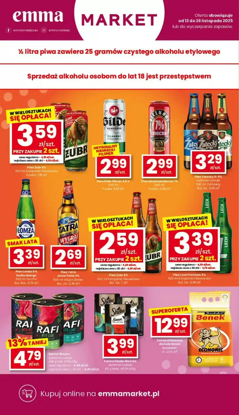 Gazetka promocyjna EMMA market  ważna od 13.11.2025 - Strona 14.