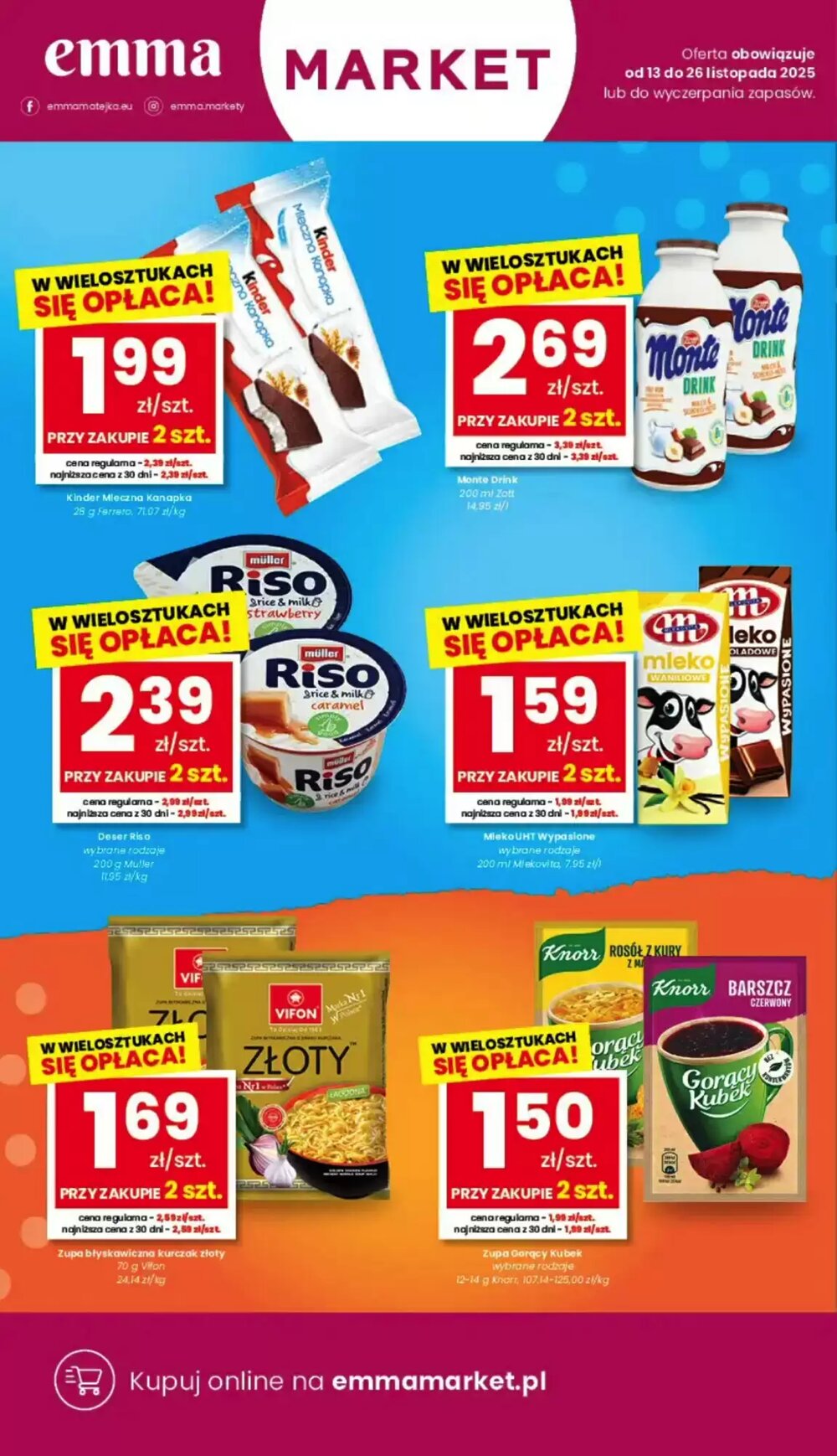 Gazetka promocyjna EMMA market  ważna od 13.11.2025 - Strona 4.