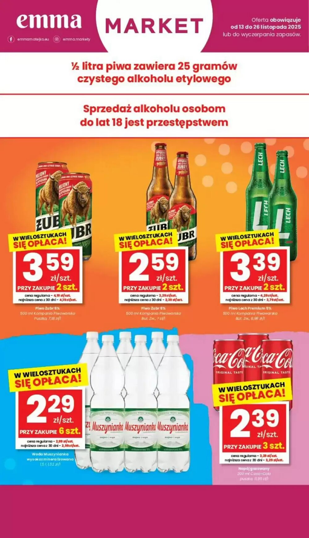 Gazetka promocyjna EMMA market  ważna od 13.11.2025 - Strona 6.