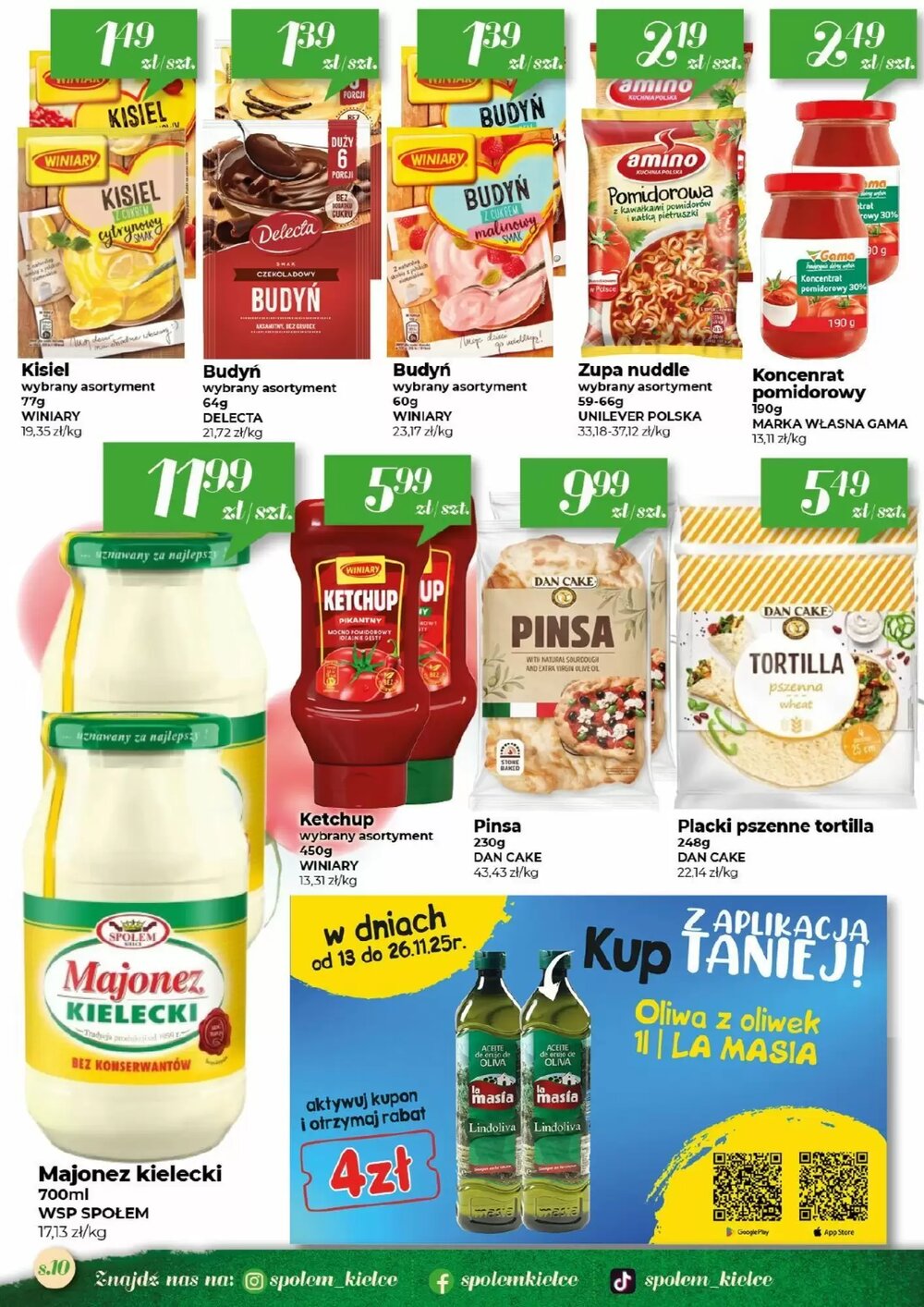 Gazetka promocyjna Społem  ważna od 13.11.2025 - Strona 10.