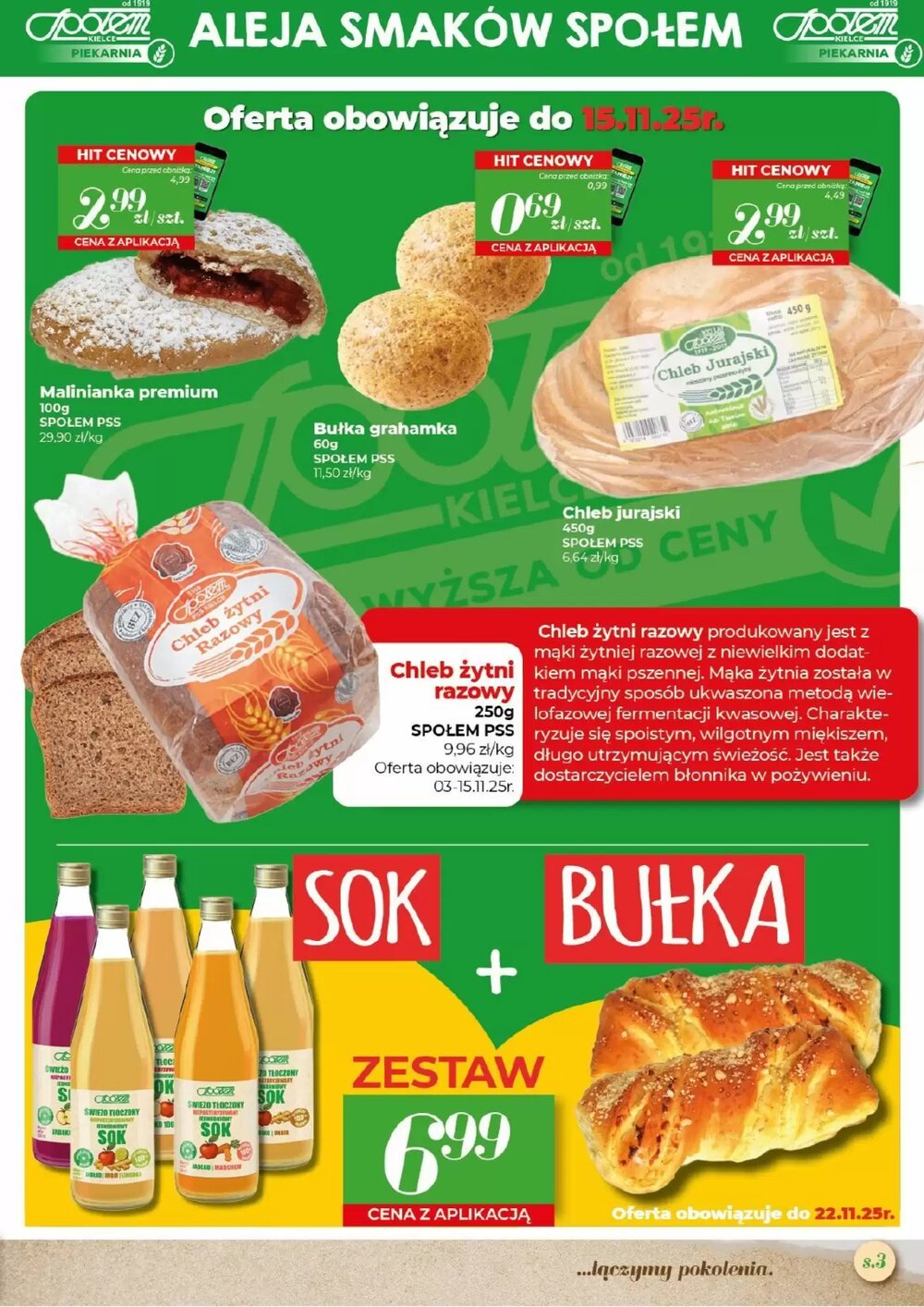 Gazetka promocyjna Społem  ważna od 13.11.2025 - Strona 3.