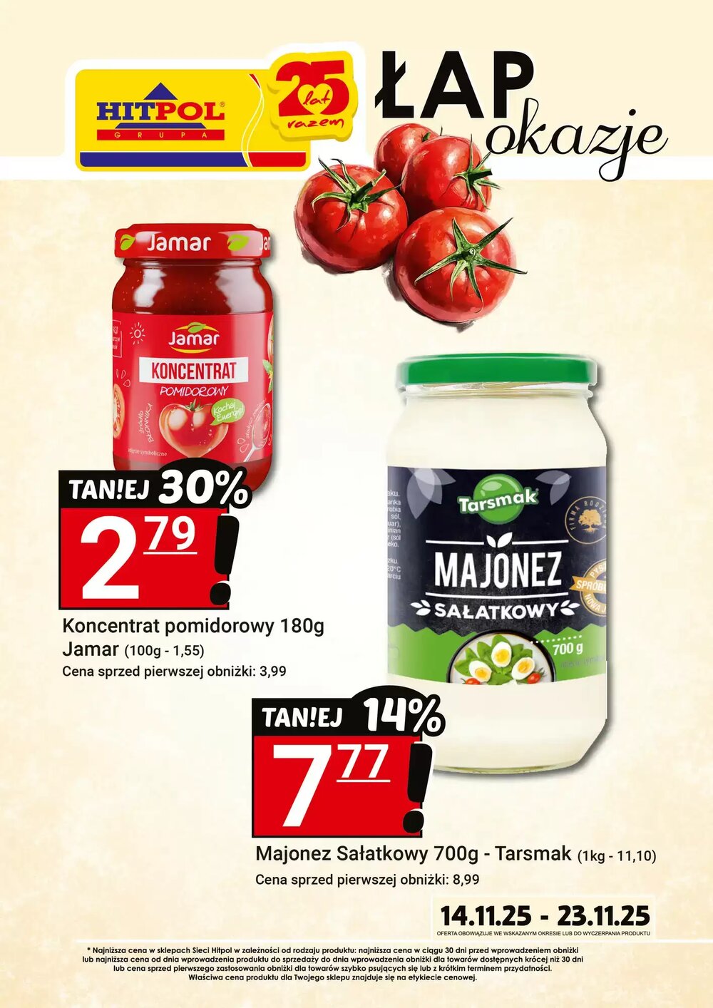 Gazetka promocyjna Hitpol  ważna od 14.11.2025 - Strona 1.