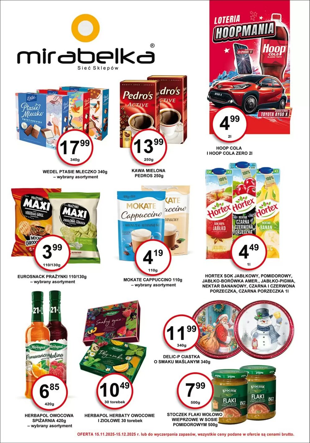 Gazetka promocyjna Mirabelka  ważna od 16.11.2025 - Strona 1.