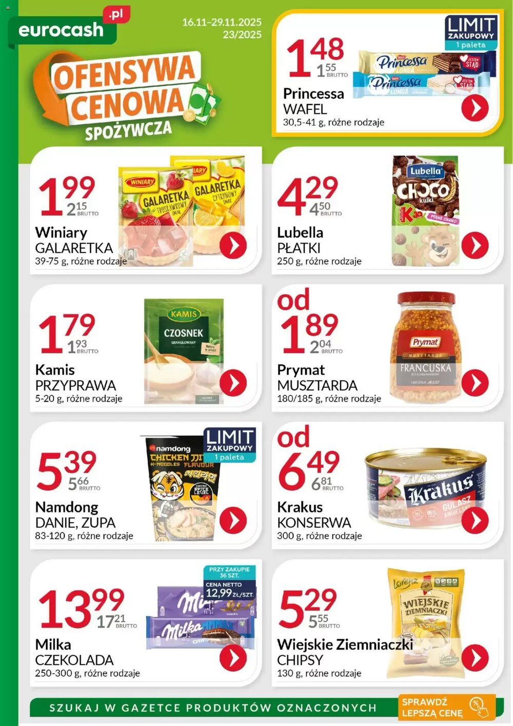 Gazetka promocyjna Eurocash  ważna od 16.11.2025 - Strona 1.