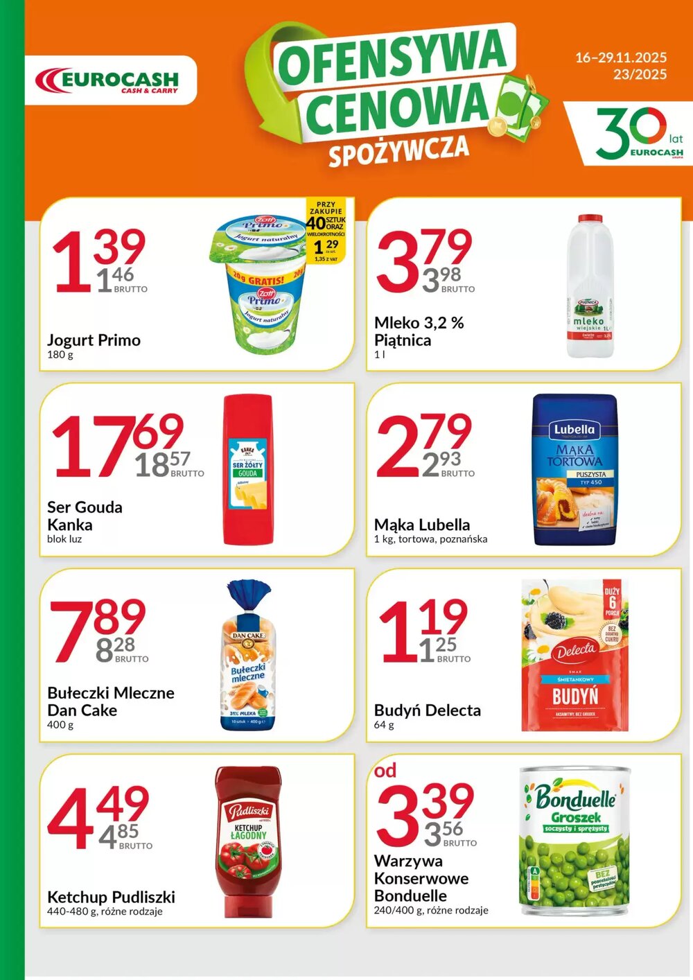 Gazetka promocyjna Eurocash Cash & Carry  ważna od 16.11.2025 - Strona 1.