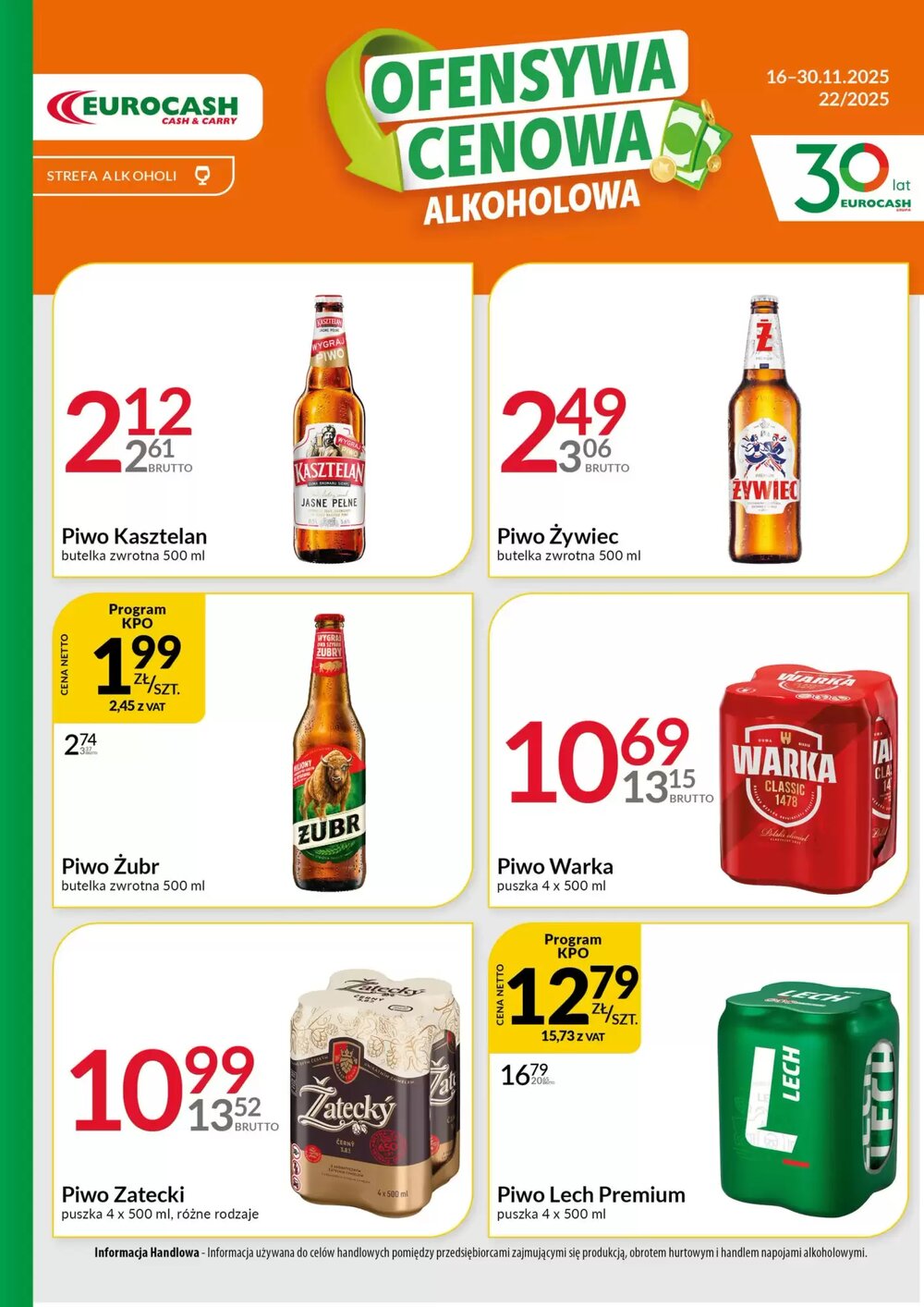 Gazetka promocyjna Eurocash Cash & Carry  ważna od 16.11.2025 - Strona 1.