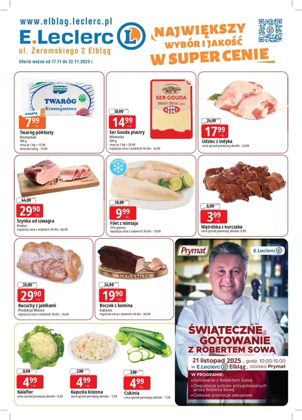 Gazetka promocyjna E.Leclerc  ważna od 17.11.2025 - Strona 1.