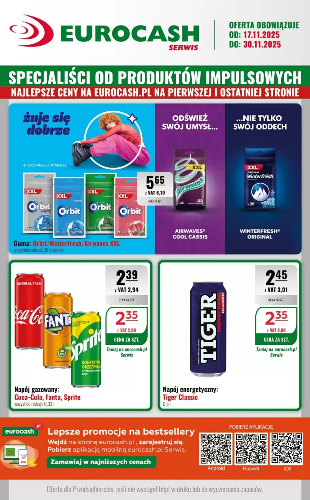 Gazetka promocyjna Eurocash  ważna od 17.11.2025 - Strona 1.