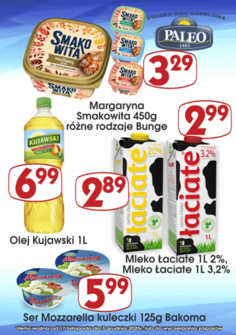 Gazetka promocyjna Delikatesy Paleo  ważna od 17.11.2025 - Strona 1.