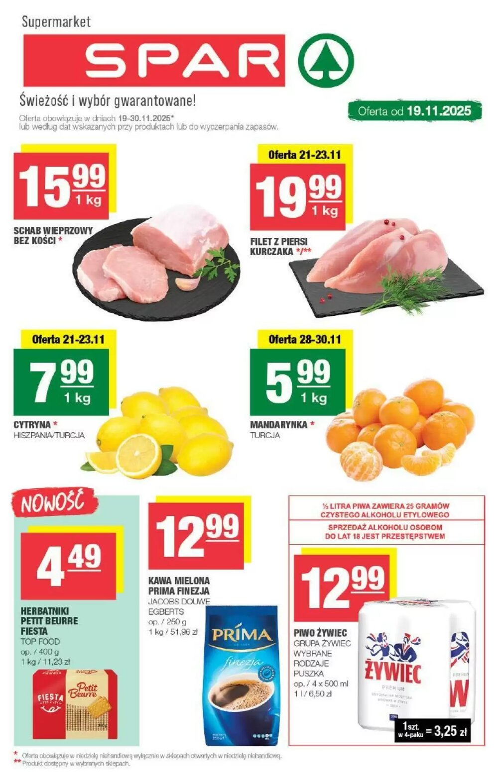 Gazetka promocyjna Spar  ważna od 19.11.2025 - Strona 1.