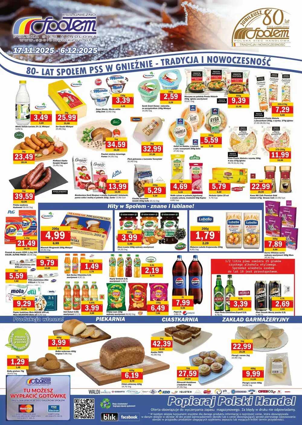 Gazetka promocyjna Społem  ważna od 19.11.2025 - Strona 1.