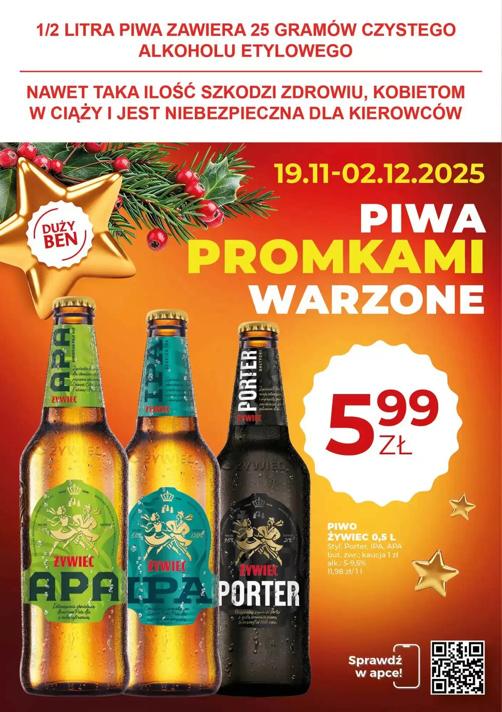 Gazetka promocyjna Duży Ben  ważna od 19.11.2025 - Strona 1.