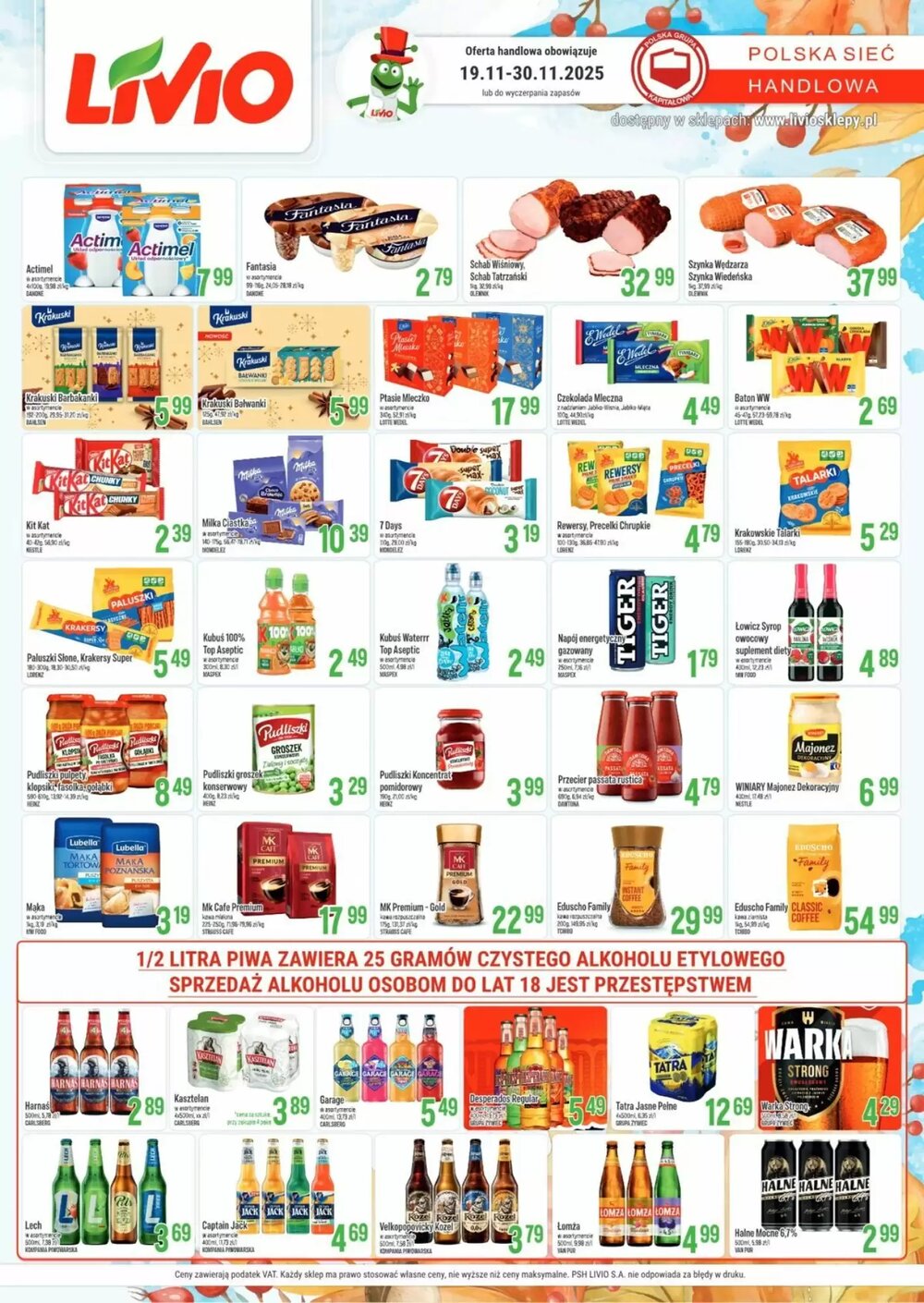 Gazetka promocyjna Livio  ważna od 19.11.2025 - Strona 1.