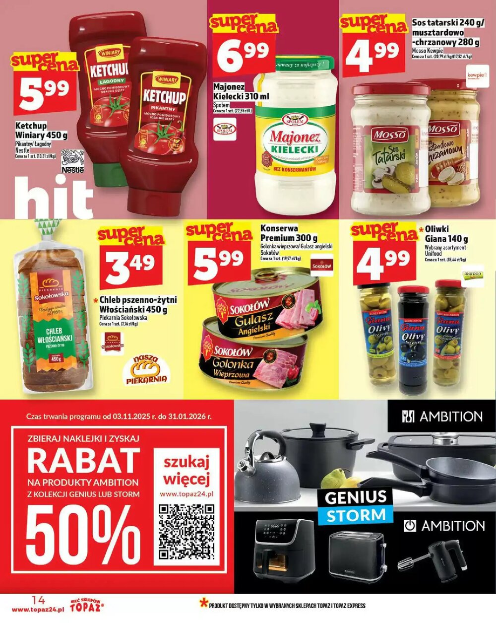 Gazetka promocyjna Topaz  ważna od 20.11.2025 - Strona 14.