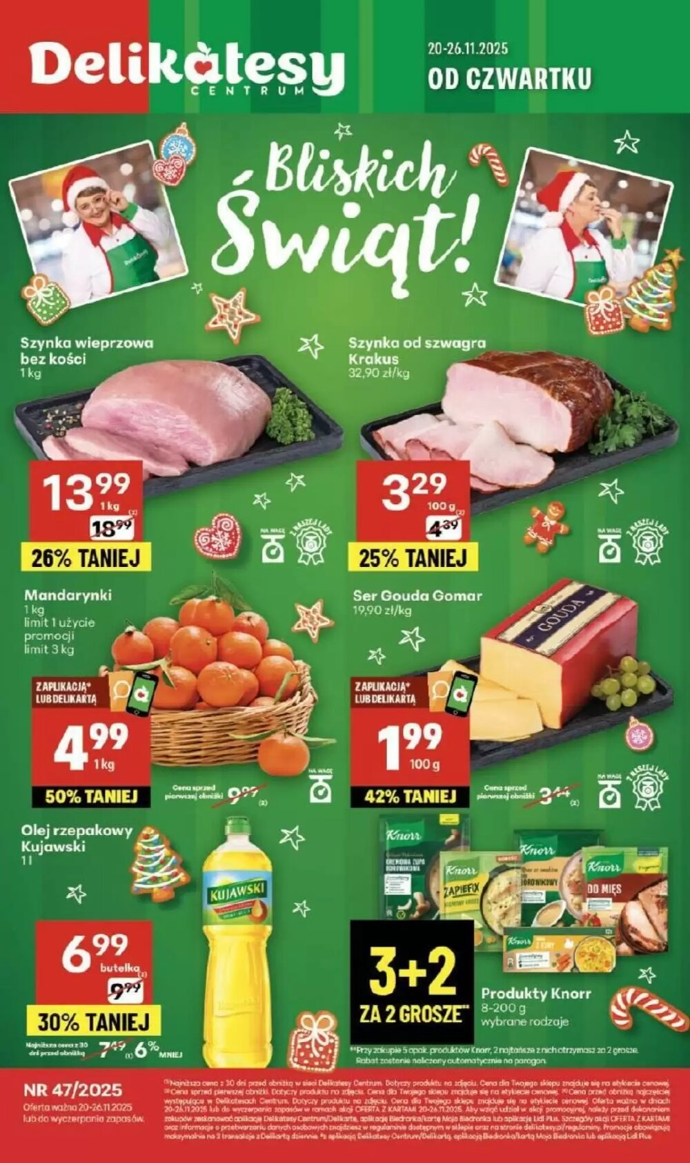 Gazetka promocyjna Delikatesy Centrum  ważna od 20.11.2025 - Strona 1.