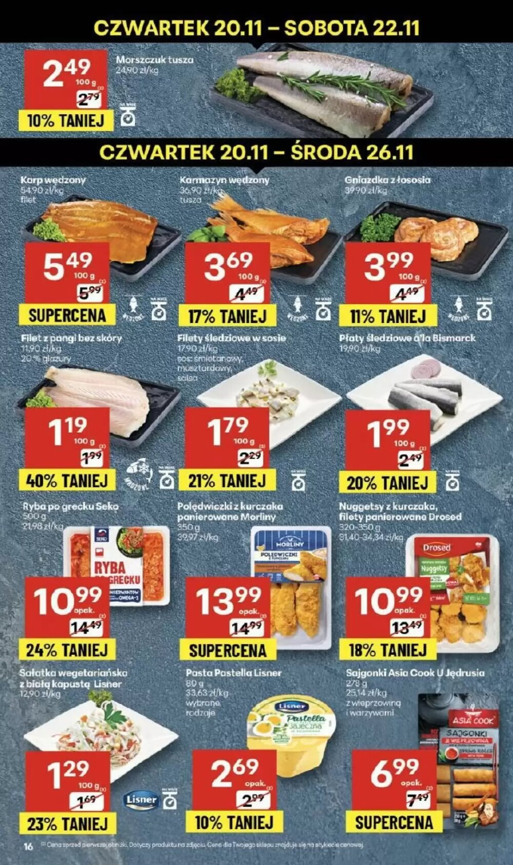 Gazetka promocyjna Delikatesy Centrum  ważna od 20.11.2025 - Strona 16.