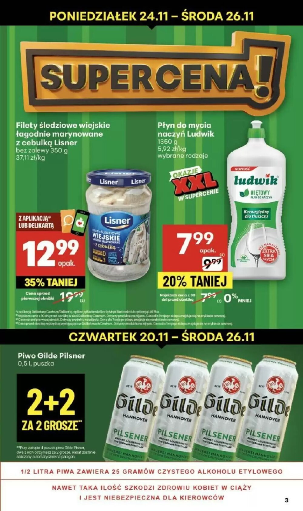 Gazetka promocyjna Delikatesy Centrum  ważna od 20.11.2025 - Strona 3.