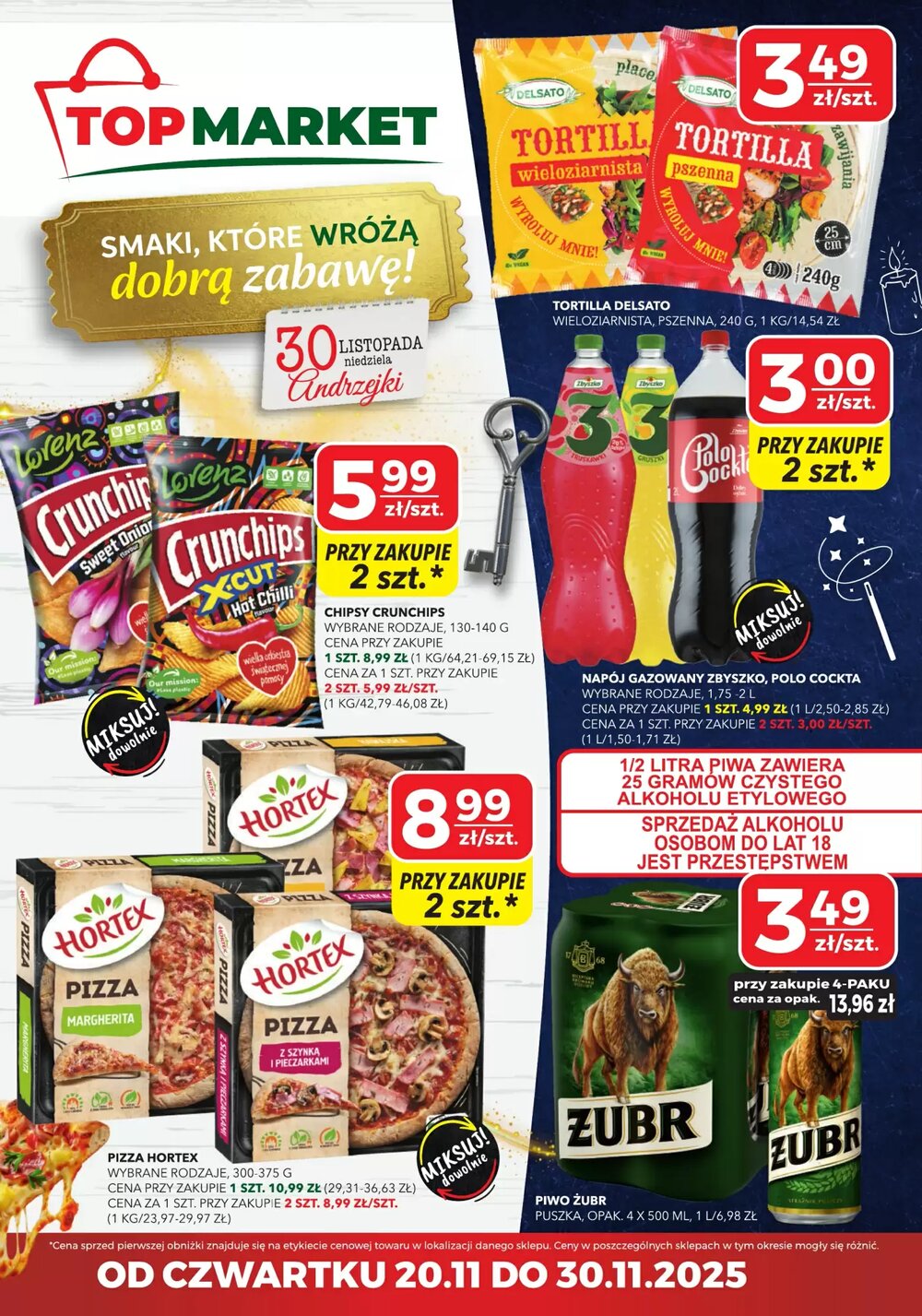 Gazetka promocyjna Top Market  ważna od 20.11.2025 - Strona 1.
