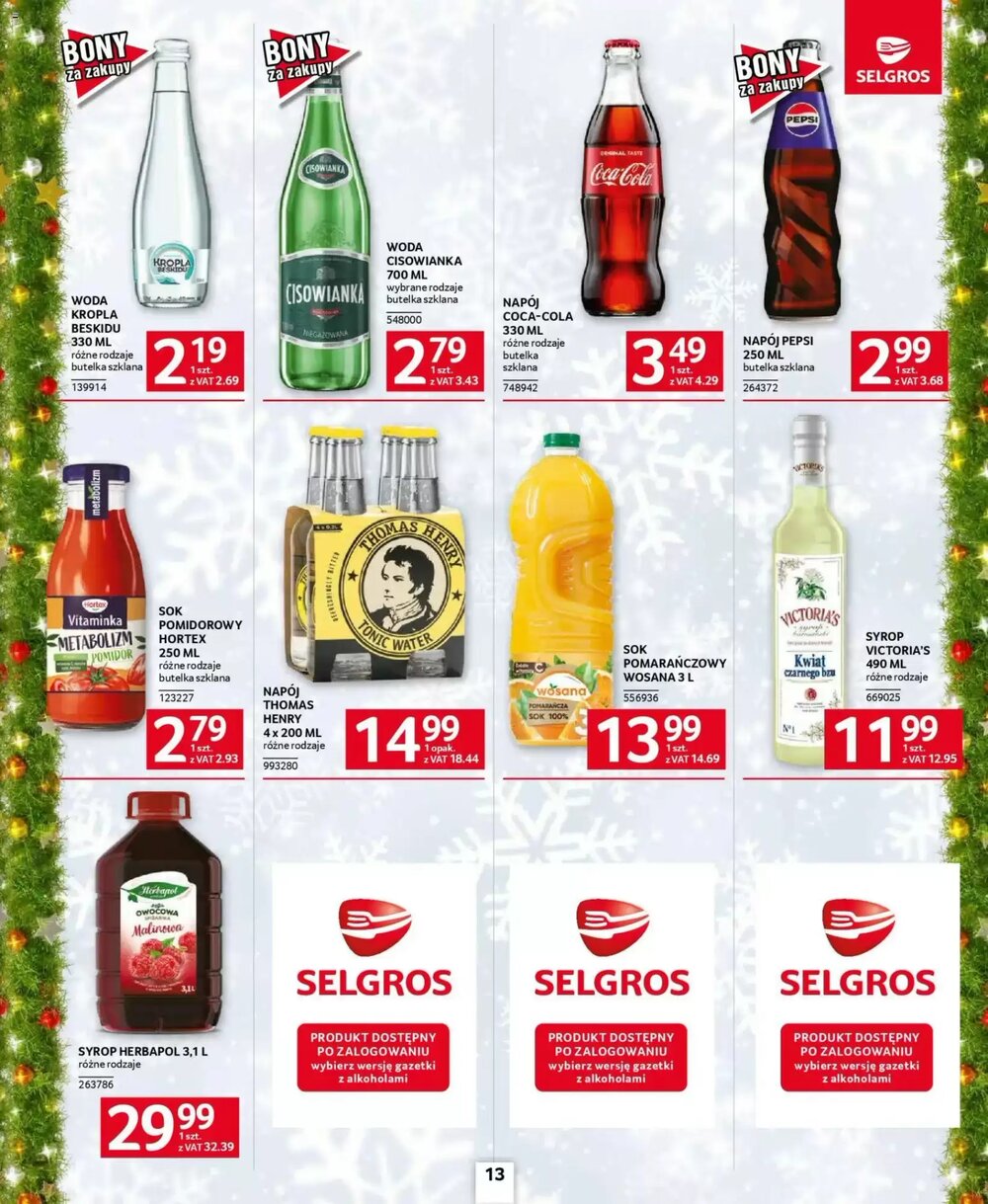 Gazetka promocyjna Selgros  ważna od 20.11.2025 - Strona 13.