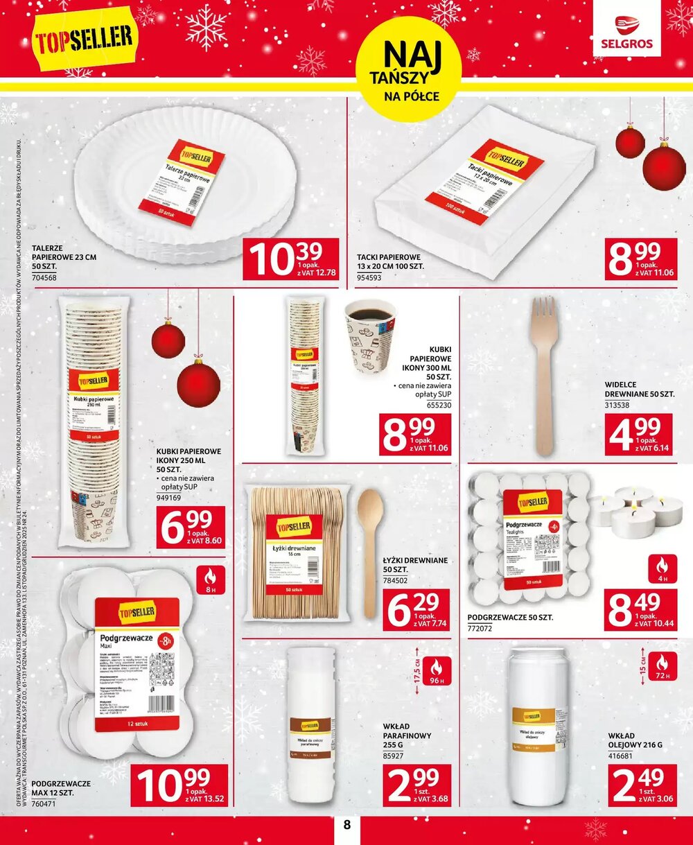 Gazetka promocyjna Selgros  ważna od 20.11.2025 - Strona 8.