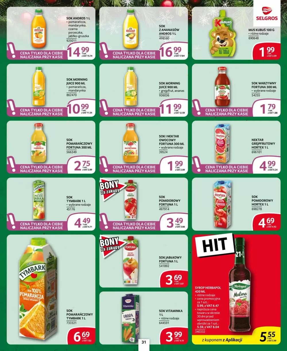 Gazetka promocyjna Selgros  ważna od 20.11.2025 - Strona 31.