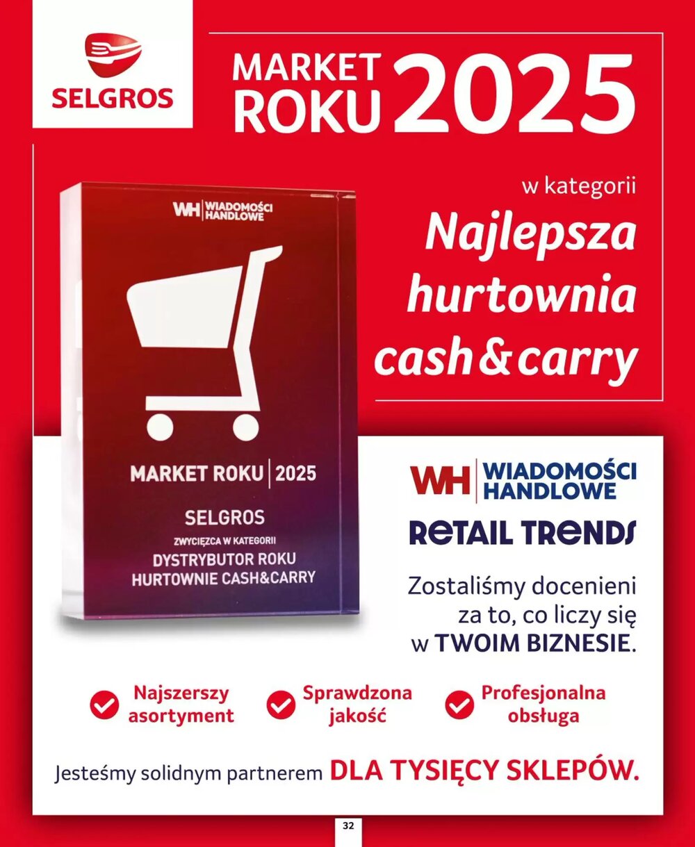 Gazetka promocyjna Selgros  ważna od 20.11.2025 - Strona 32.