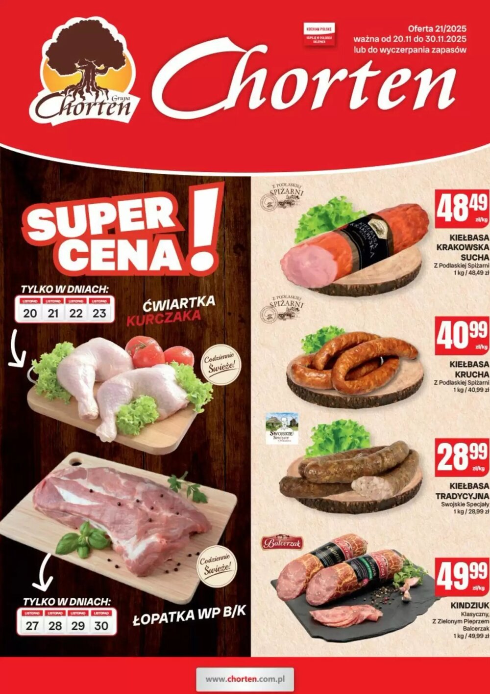 Gazetka promocyjna Chorten  ważna od 20.11.2025 - Strona 1.