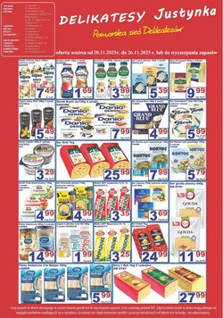Gazetka promocyjna Delikatesy Justynka  ważna od 20.11.2025