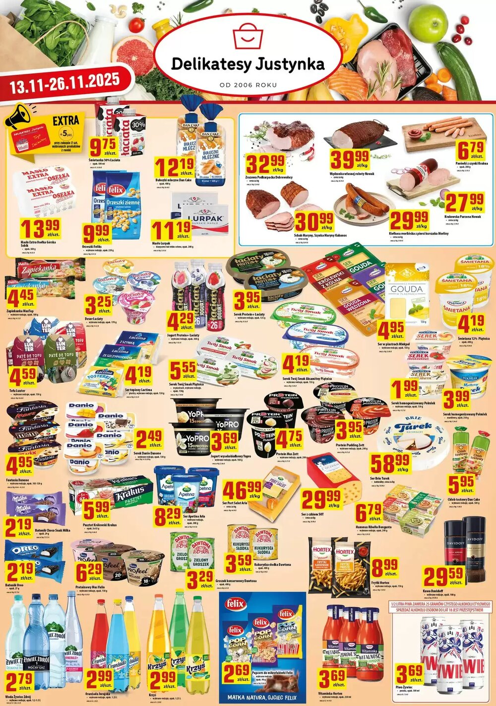Gazetka promocyjna Delikatesy Justynka  ważna od 20.11.2025 - Strona 2.