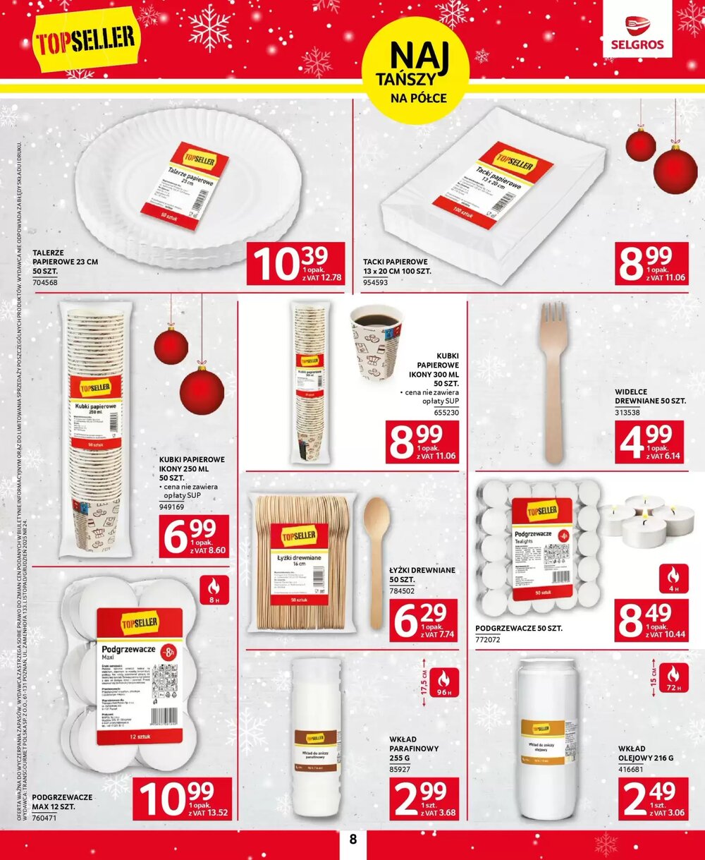 Gazetka promocyjna Selgros  ważna od 20.11.2025 - Strona 8.