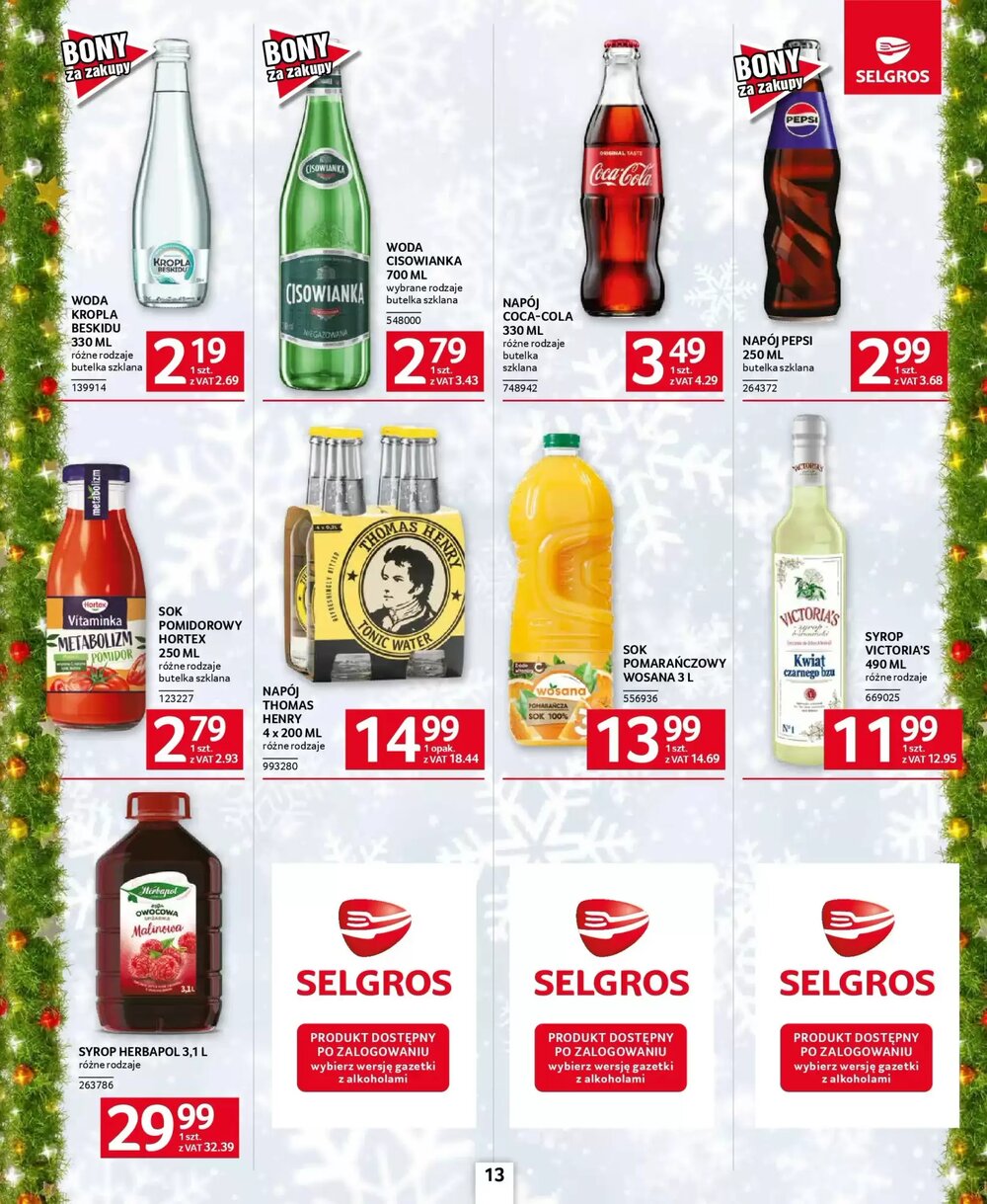 Gazetka promocyjna Selgros  ważna od 20.11.2025 - Strona 13.