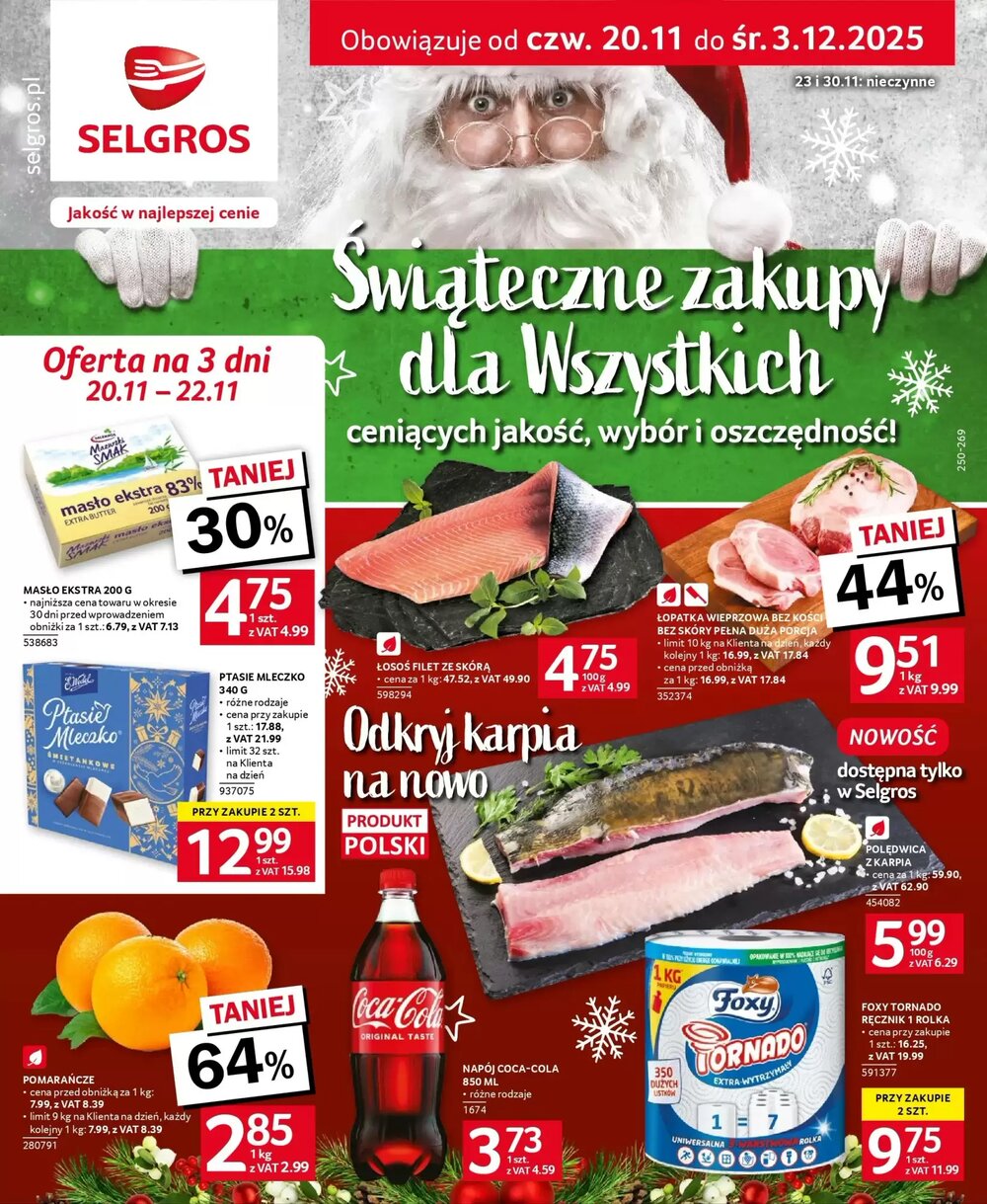 Gazetka promocyjna Selgros  ważna od 20.11.2025 - Strona 1.