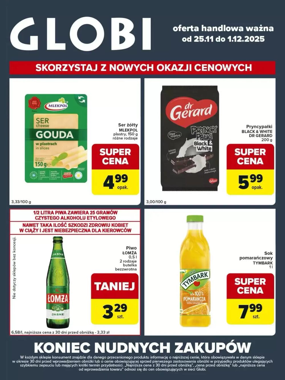 Gazetka promocyjna Globi  ważna od 25.11.2025 - Strona 1.