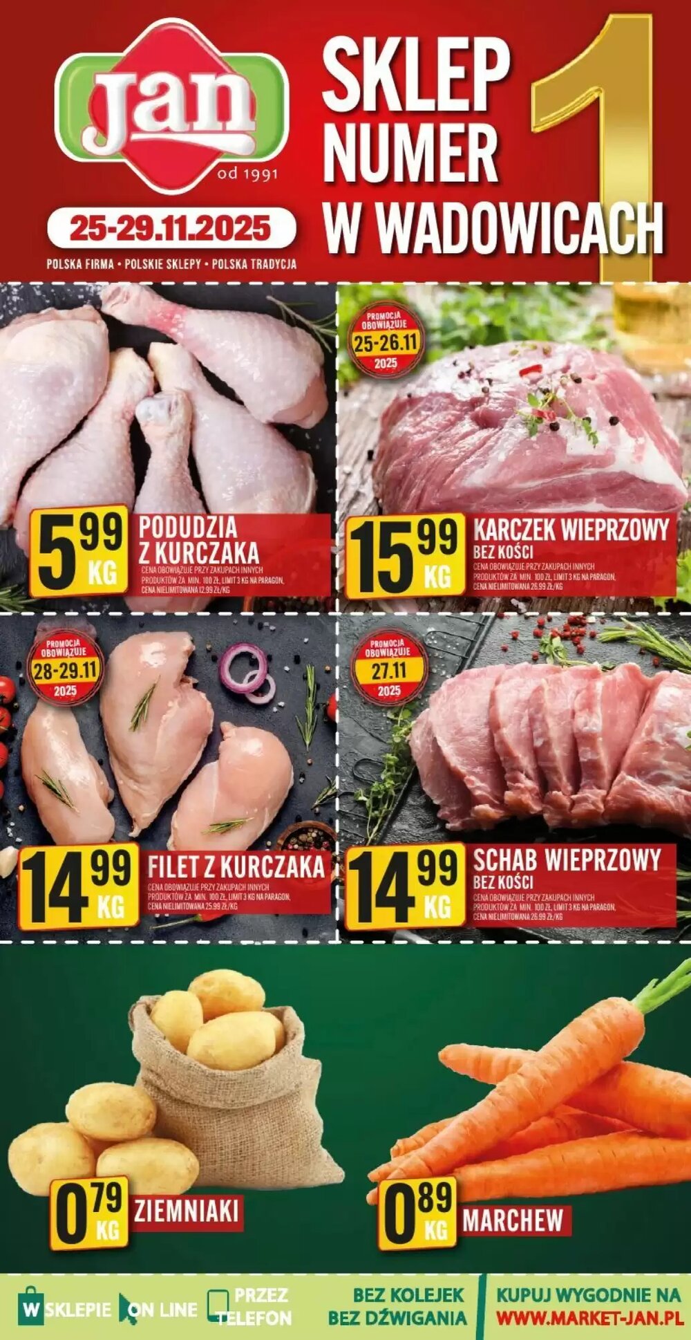 Gazetka promocyjna Market Jan  ważna od 25.11.2025 - Strona 1.