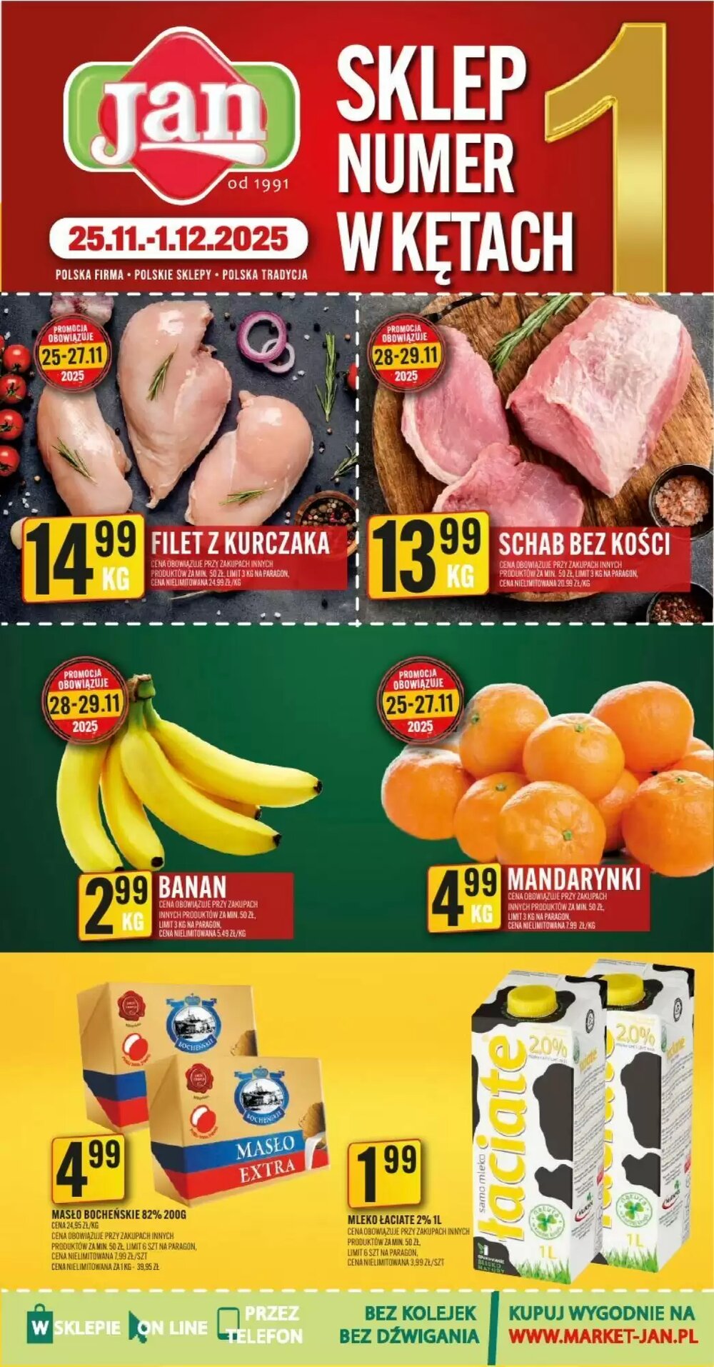 Gazetka promocyjna Market Jan  ważna od 25.11.2025 - Strona 1.