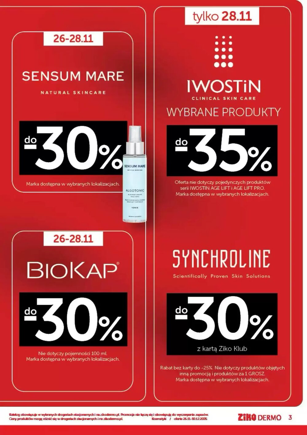 Gazetka promocyjna Ziko Dermo  ważna od 26.11.2025 - Strona 3.