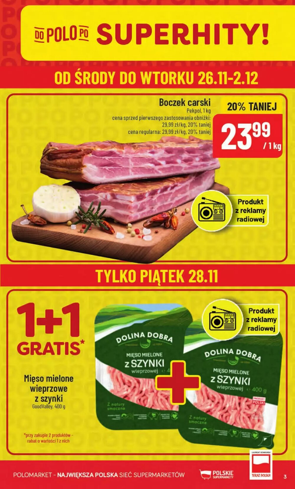 Gazetka promocyjna Polomarket  ważna od 26.11.2025 - Strona 3.