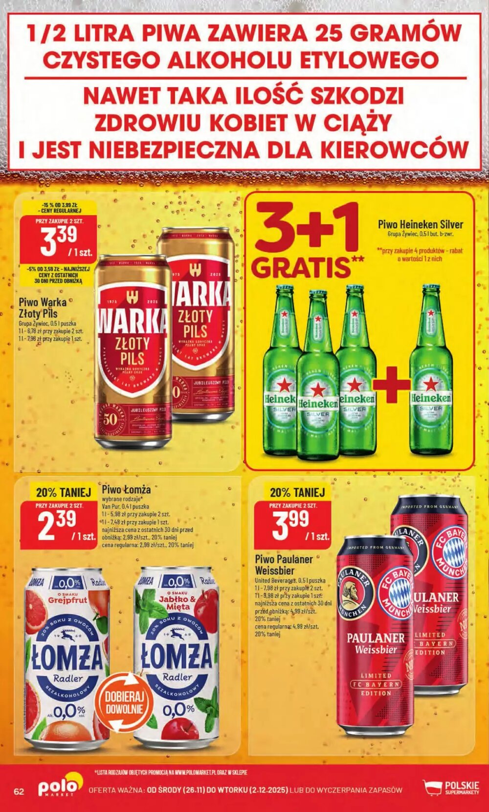 Gazetka promocyjna Polomarket  ważna od 26.11.2025 - Strona 62.