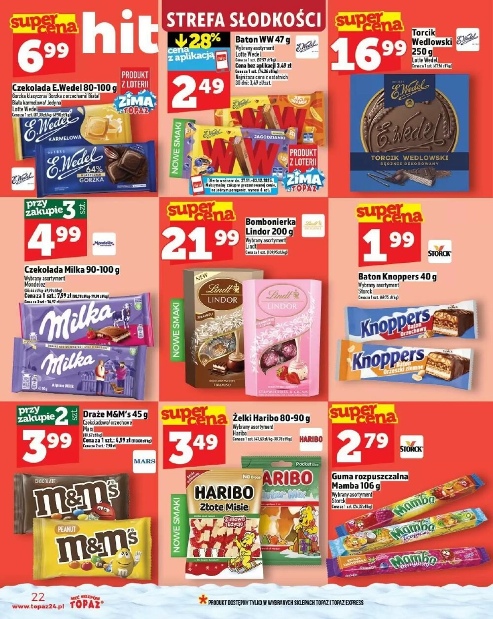 Gazetka promocyjna Topaz  ważna od 27.11.2025 - Strona 22.